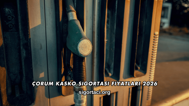 Çorum Kasko Sigortası Fiyatları 2026
