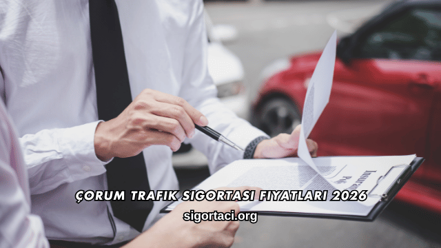 Çorum Trafik Sigortası Fiyatları 2026