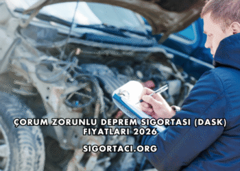 Çorum Zorunlu Deprem Sigortası (DASK) Fiyatları 2026