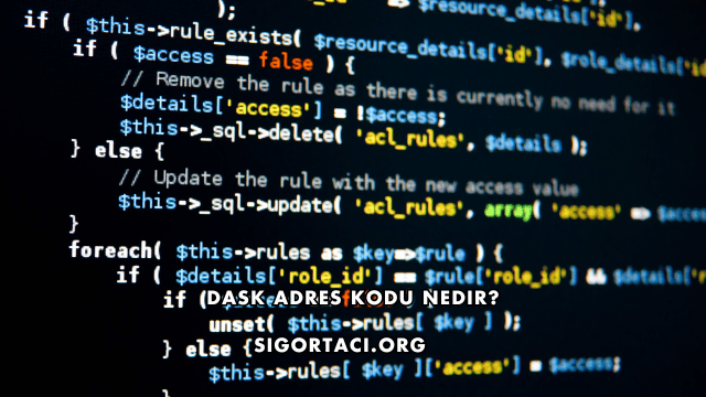 DASK Adres Kodu Nedir?