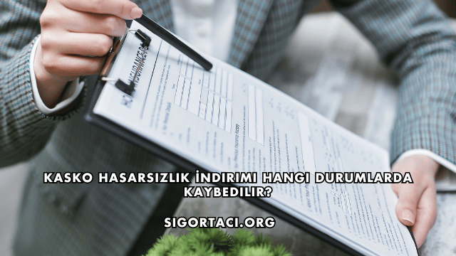 Kasko Hasarsızlık İndirimi Hangi Durumlarda Kaybedilir?