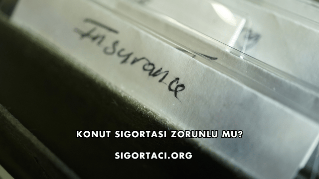 Konut Sigortası Zorunlu mu?