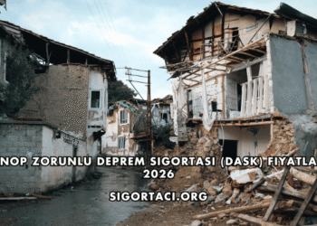 Sinop Zorunlu Deprem Sigortası (DASK) Fiyatları 2026