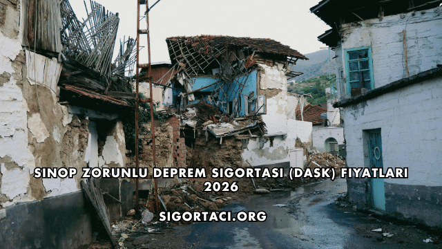 Sinop Zorunlu Deprem Sigortası (DASK) Fiyatları 2026