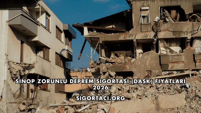 Sinop Zorunlu Deprem Sigortası (DASK) Fiyatları 2026